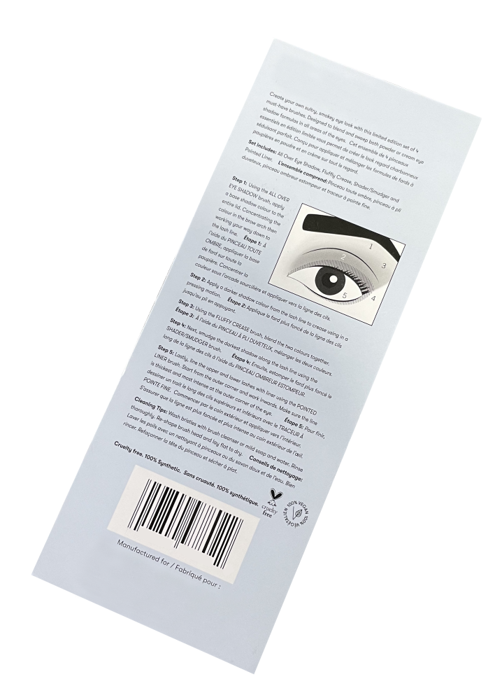 Packaging insert card/promotional postcard