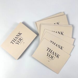 Custom thanks card/printed mailing card